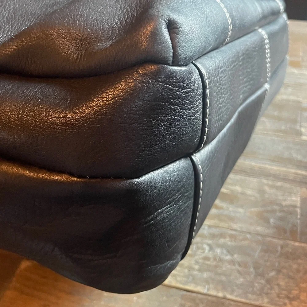 Bellino Branded Leather Messenger Bag Briefcase🖤